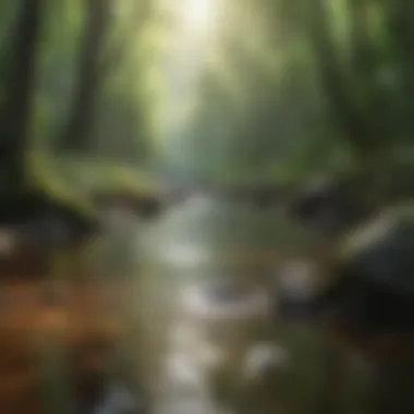 Nature's Role in Mindfulness and Relaxation Nature scene symbolizing mindfulness