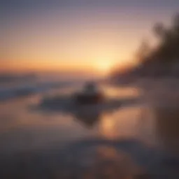 A serene sunrise illuminating a peaceful landscape