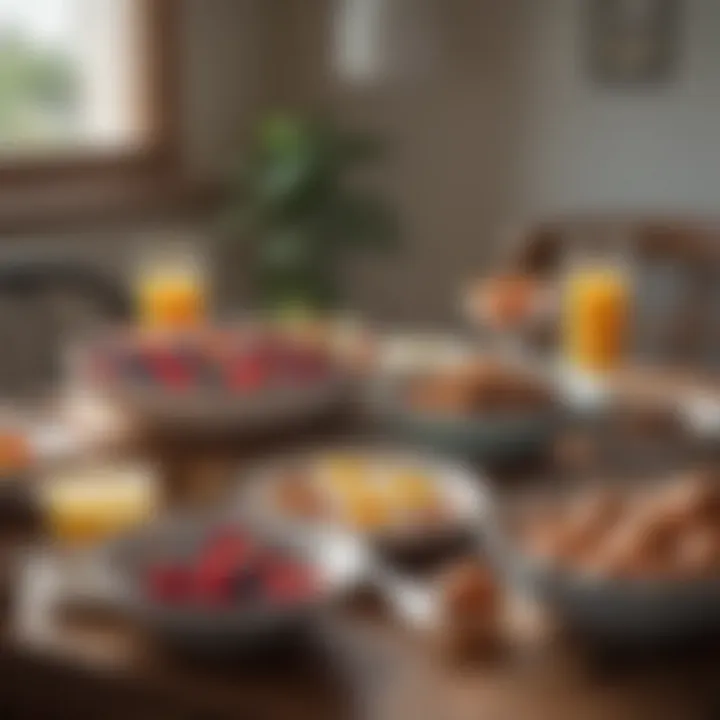 A vibrant display of healthy breakfast options