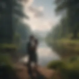 A serene landscape symbolizing introspection and self-discovery
