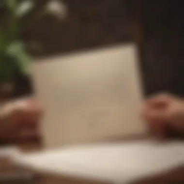 The Art of Written Affection A handwritten letter containing love quotes