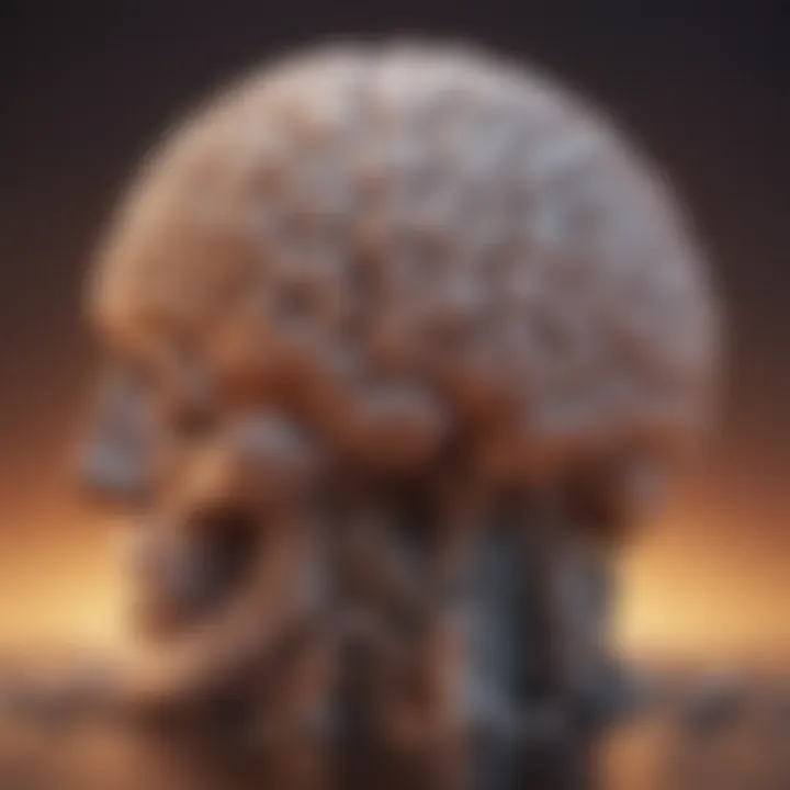 A brain illustration depicting emotional intelligence pathways
