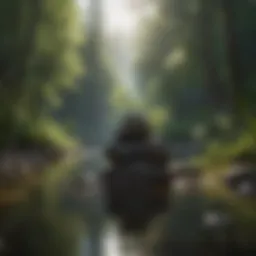 A serene landscape symbolizing emotional tranquility