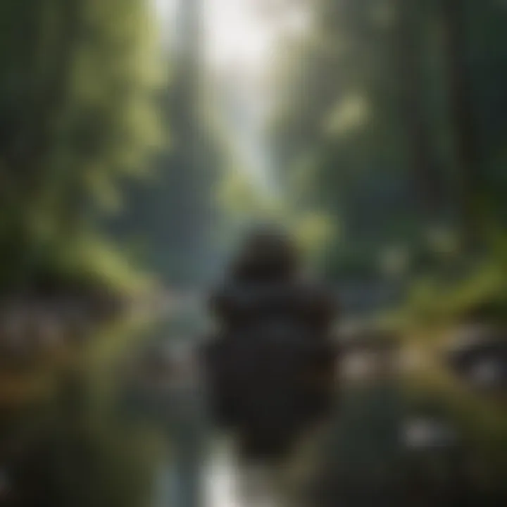 A serene landscape symbolizing emotional tranquility