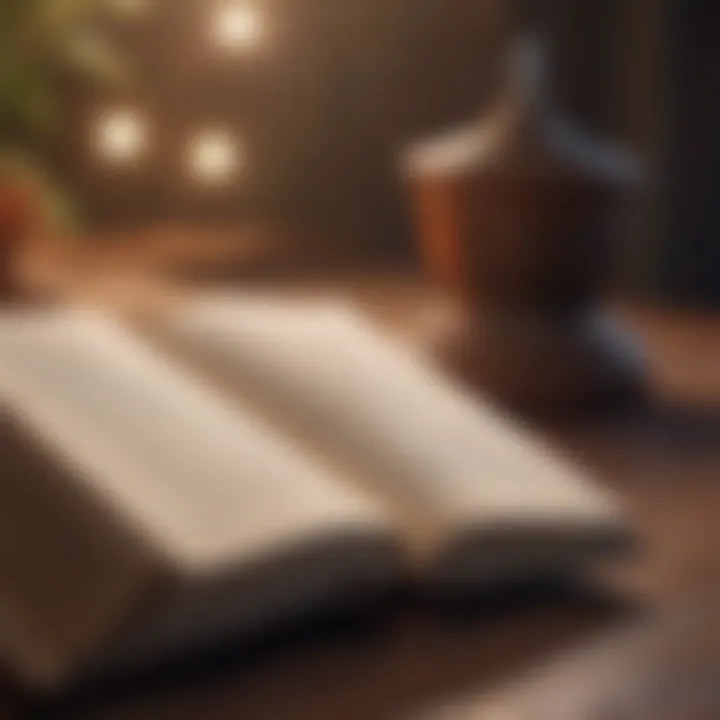 An open book with inspiring quotes on kindness