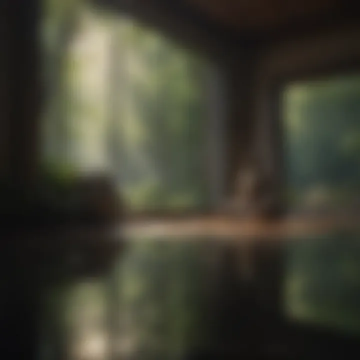 A tranquil setting for reflective meditation