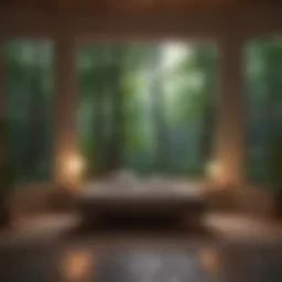 Serene environment for meditation