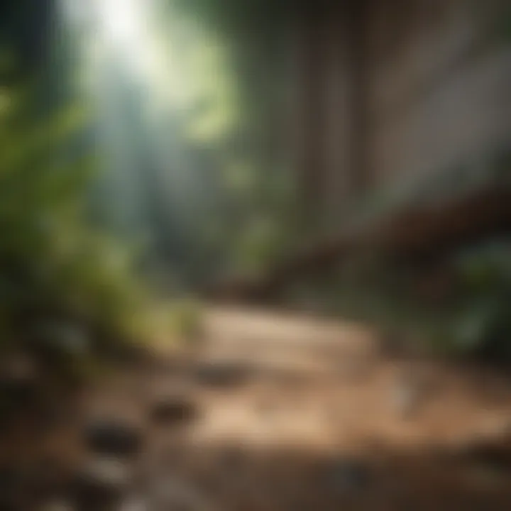 Visualization technique with a peaceful scene in mind