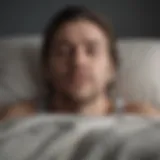 Illustration depicting the impact of nightmares on sleep quality