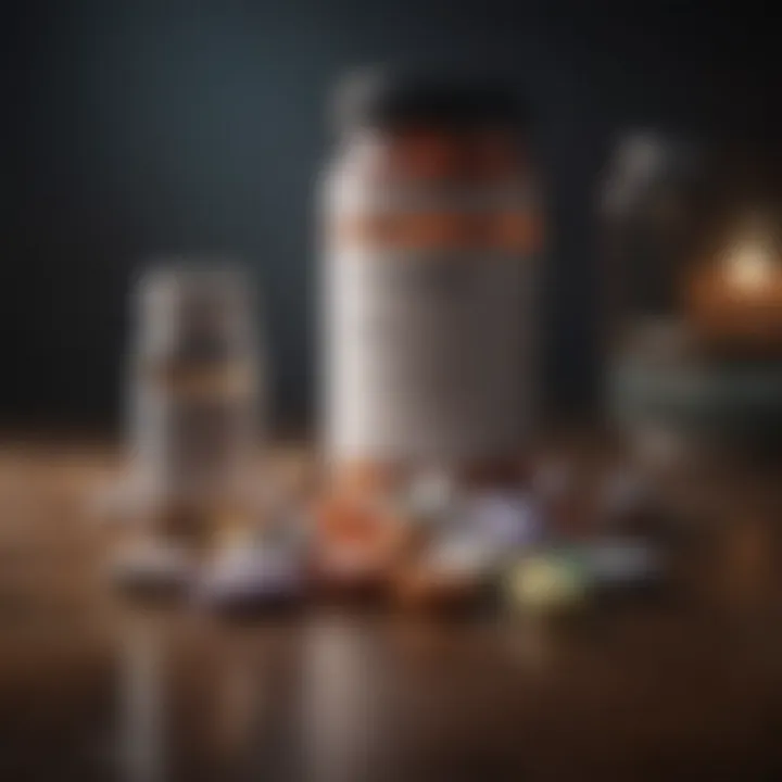 Artistic interpretation of medication options for PTSD