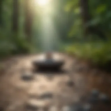 Mindfulness: A Path to Healing Mindfulness practice scene depicting a tranquil setting for meditation