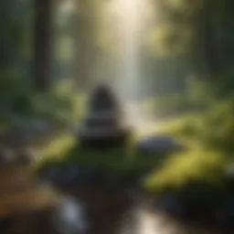 A serene landscape symbolizing tranquility and peace
