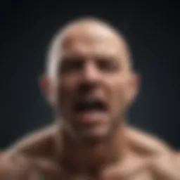 Illustration depicting the physiological response to anger.