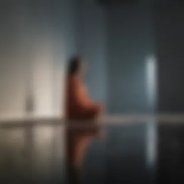 Personal Reflections on Anxiety A person reflecting in solitude, symbolizing personal stories