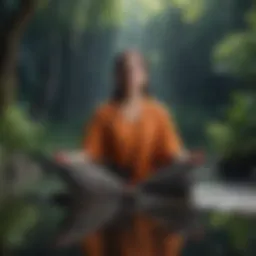 A serene environment conducive for mindfulness practice