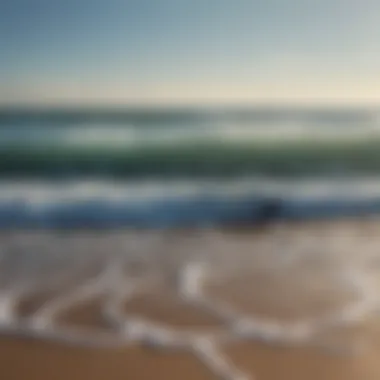 Gentle waves symbolizing relaxation and calmness