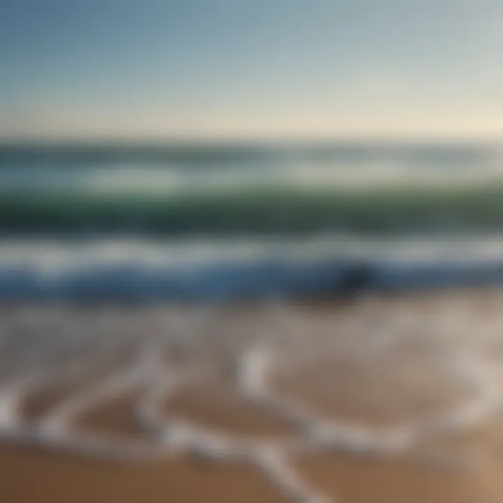 Gentle waves symbolizing relaxation and calmness