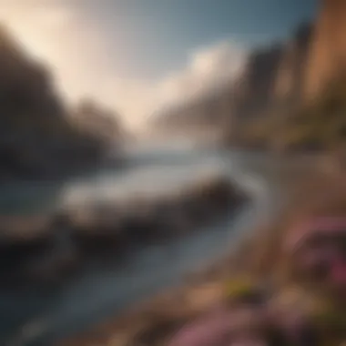 Visualization of the mind with swirling thoughts