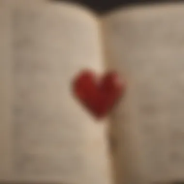 A close-up of a tear-stained journal filled with heartfelt entries