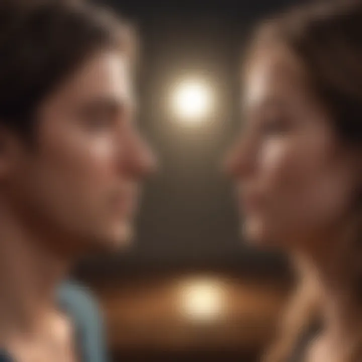 Illustration of the impact of low self-esteem on relationships