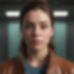 Visual representation of low self-esteem