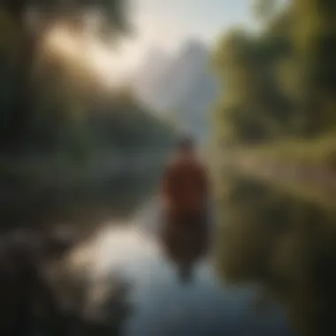 Inner Peace and Self-Esteem A serene landscape representing inner peace
