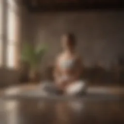 A serene environment conducive to meditation