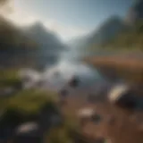 A serene landscape symbolizing emotional tranquility