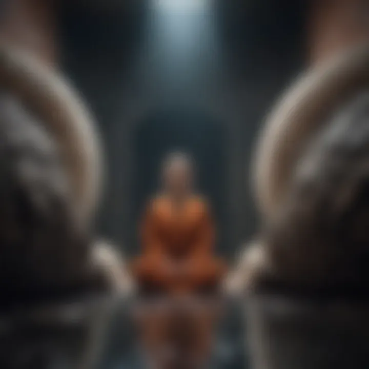 A conceptual image illustrating the concept of psychological barriers