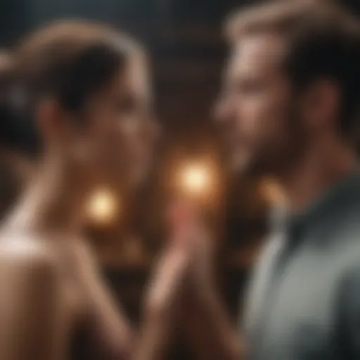Symbolic representation of open communication between partners