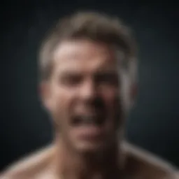 Abstract representation of anger's psychological roots