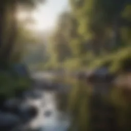 A serene landscape symbolizing tranquility and peace