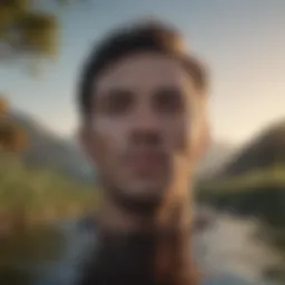 A serene landscape reflecting the complexity of emotions