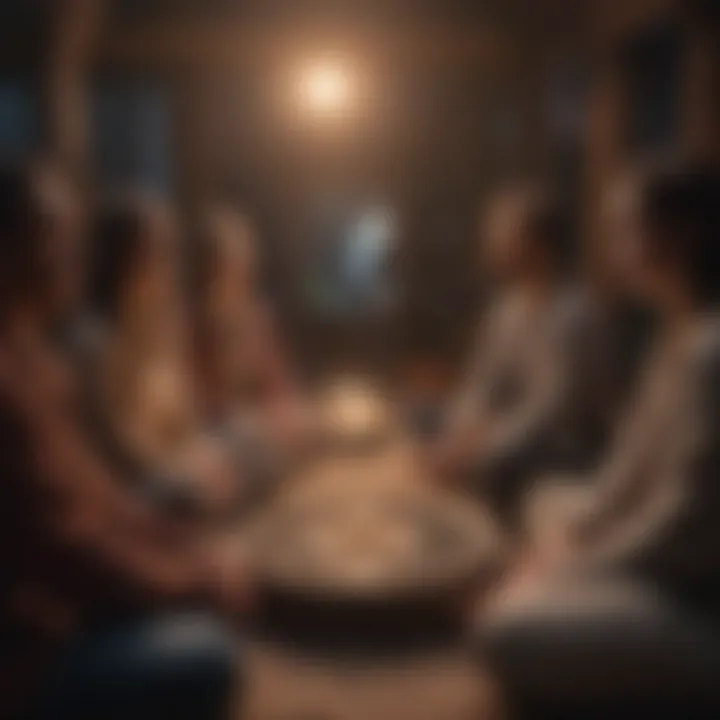 A group of individuals participating in a proactive networking session