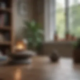 A serene workspace designed for mindfulness