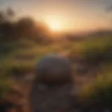 A serene landscape with a sunrise symbolizing hope and new beginnings