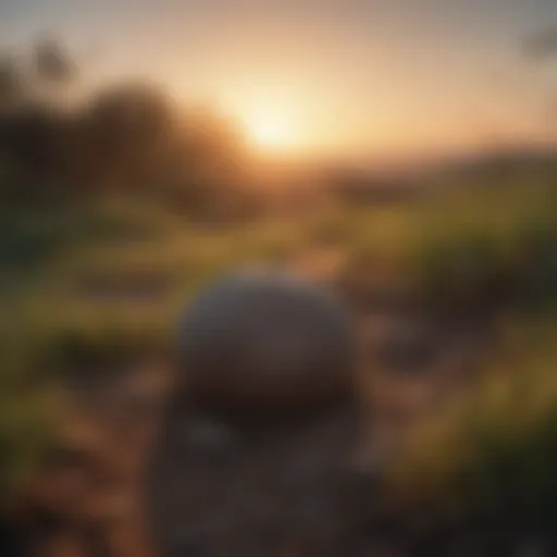 A serene landscape with a sunrise symbolizing hope and new beginnings