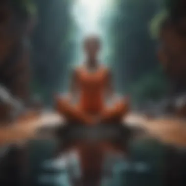 Journey to Self-Acceptance An abstract representation of self-discovery and growth.